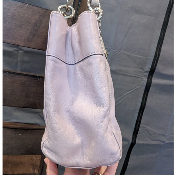 Coach Penelope Satchel Shoulder Bag – Lilac Leather w/ Exotic Trim - Picture 8 of 13